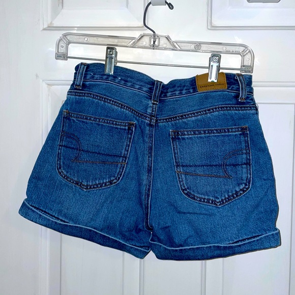 American Eagle Denim Mom Shorts Size 00 - Picture 6 of 6